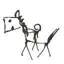 やまぐし の絵: うま