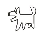 もこ の絵: いぬ