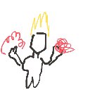モモンガ の絵: げんするー