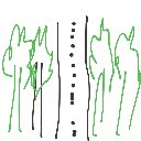 モモンガ の絵: りんどう