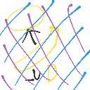 もも の絵: つき