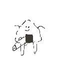 外国産ライス の絵: おにぎり