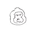 ナナキ の絵: ごりら