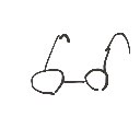 りな の絵: めがね
