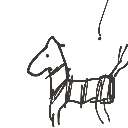 ぴーまん の絵: しまうま