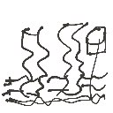 たつ の絵: わかめ