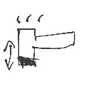 たつ の絵: とんかち
