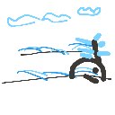 ゆうたん の絵: くじら
