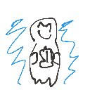 そら の絵: らっこ