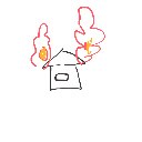 てち の絵: かさい