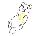 美味し の絵: らっこ