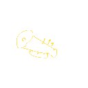 だちょ の絵: らっぱ