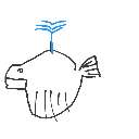 ｆｓｈｄｈｓｔ の絵: くじら