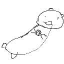 ぱい の絵: らっこ