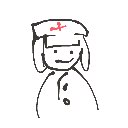 もこ の絵: なーす
