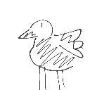 羽加里 の絵: からす