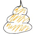 だいち の絵: うんちばりばりもっこはしょ