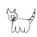 たい の絵: ねこ