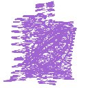 あお の絵: むらさき