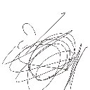 あお の絵: ろくろくび