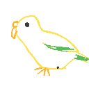 こぺつ の絵: いんこ