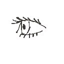 こぺつ の絵: まつげ