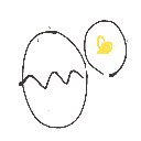 たか」 の絵: まぶた