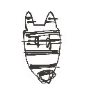 うんうん の絵: しまうま
