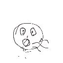 あおのり の絵: あくび