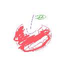羽加里 の絵: りんご