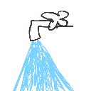 もこ の絵: みず