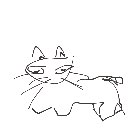 なお2 の絵: ねこ