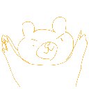 わかぴー の絵: くま