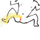 はら の絵: おしっこ