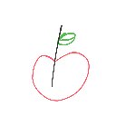 美味し の絵: りんご