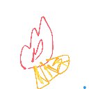 ふじさわ、 の絵: まき