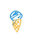 ぽん の絵: あいす