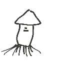 ぽん の絵: いか