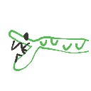 絵がうまいあかりりりりり の絵: わに