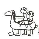ari の絵: うま