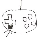 とむ の絵: した