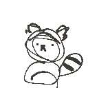 ゆきこ の絵: たぬき