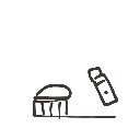 。。 の絵: はぶらし