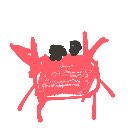 しぐれ の絵: かに