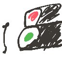 🧼 の絵: すし