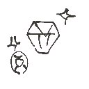かれん の絵: ほうせき
