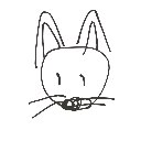 まほ の絵: きつね