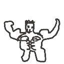 じゃがりこ食べた の絵: ごりら