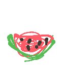 ちおん の絵: すいか