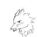 かふぇ の絵: きつね